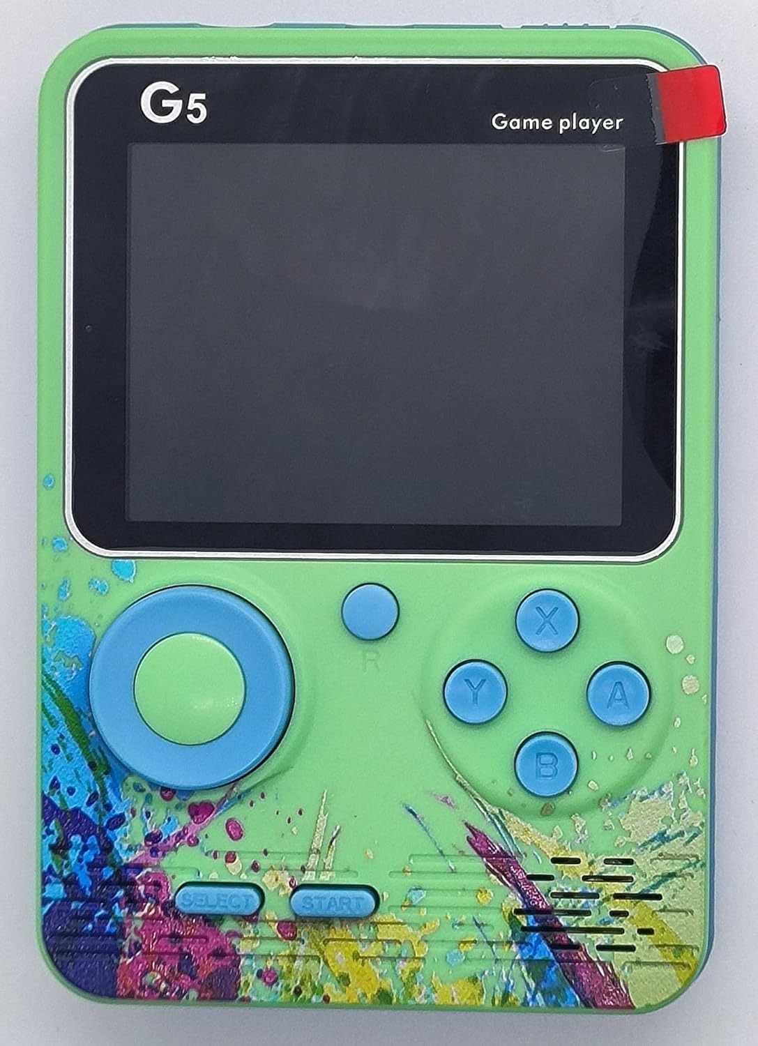 Handheld Retro Game Console, Preloaded 500 Classic Games Support 2 Players with 3" Colors Display & TV Plug in, Rechargeable Portable Vintage Video Gaming for Kids Green