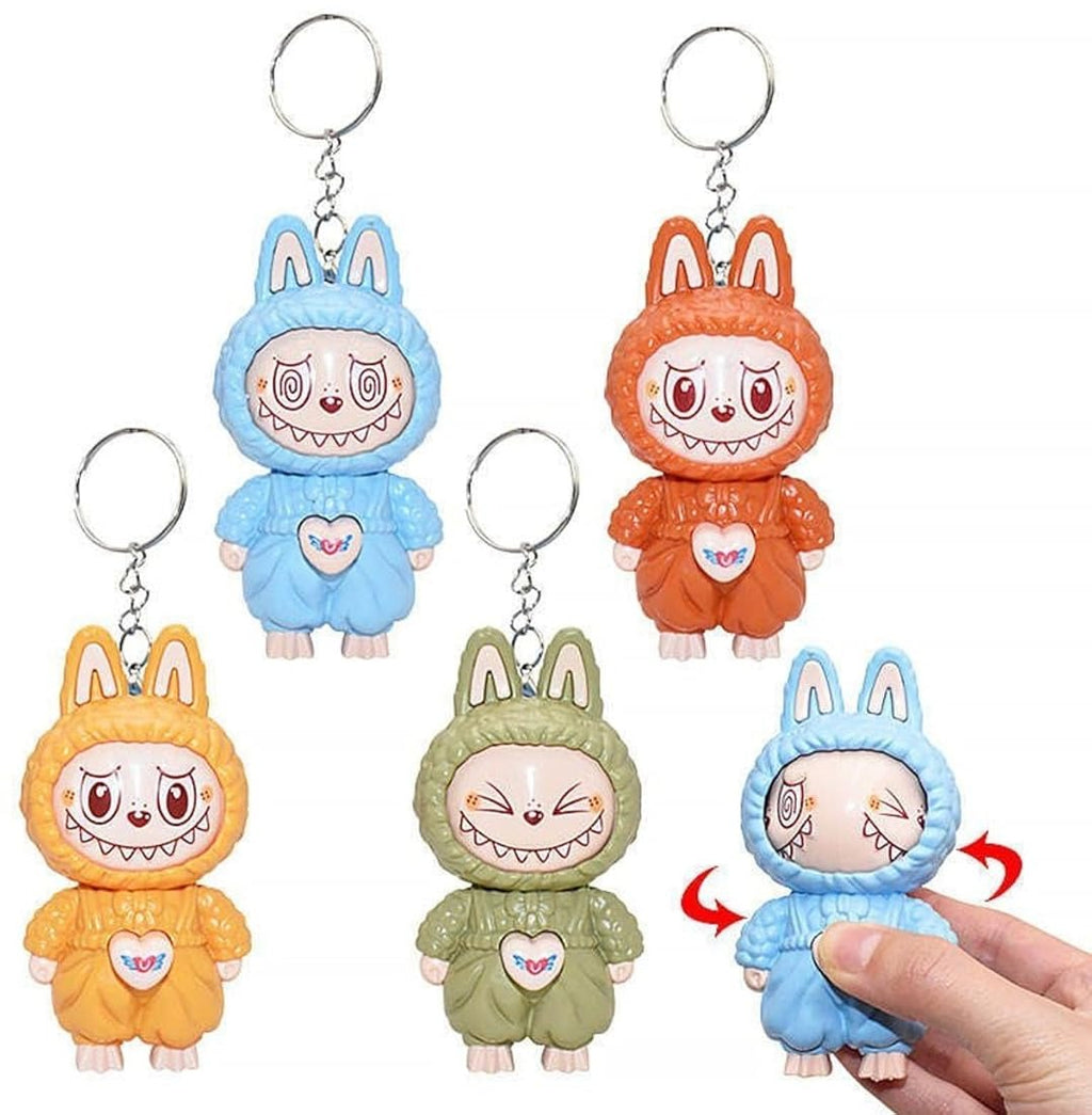 Labubu Face Changing Keychain