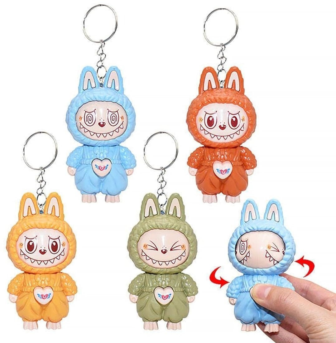 Labubu Face Changing Keychain