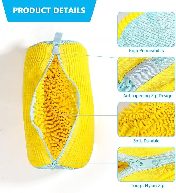 Shoe Washing Machine Bag | Deep Cleaning Laundry shoe cleaning bag | Reusable shoe bag for washing machine | Sneakers, Shoes washing bags for washing machine