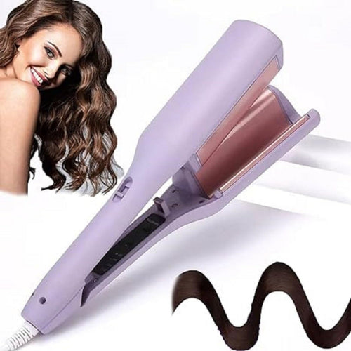 Wave Curling Iron | 2 Barrel Ionic Wavy Hair Curler | Multifunctional Hair Curler | 32MM Curling Iron | Hair Waver Comb | Egg Roll Wavy Hair Curler | 4 Temp Ceramic Hair Waver